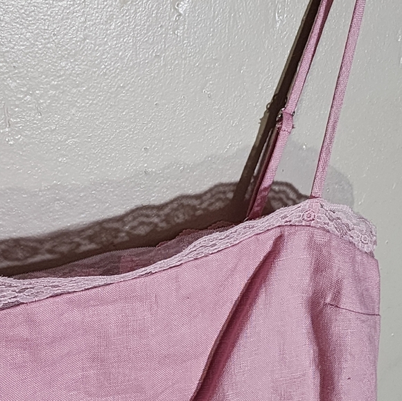 Reformation Pink Spaghetti Strap Dress - Picture 8 of 9